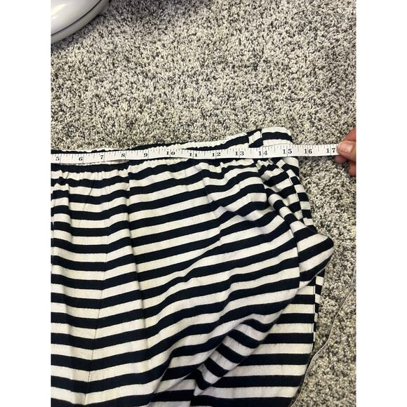 Kate Spade Black/White Stripe Long Pajama‎ Set, Women’s XL Cotton/Rayon Soft - Picture 11 of 13